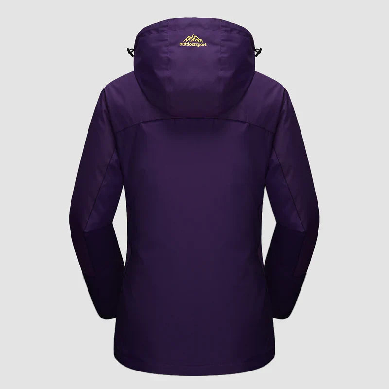 Women's 3-in-1 Waterproof Ski Jacket with Fleece Liner