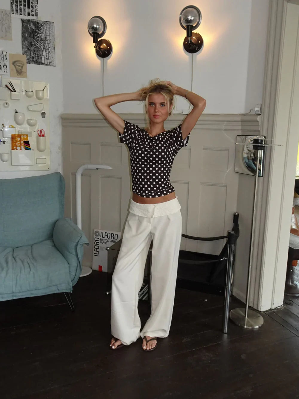 Calsia Suit Trousers With Lace Trim
